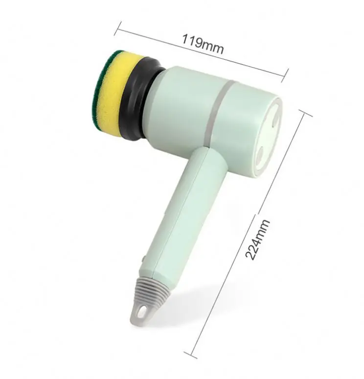 HSFT Multifunctional bathroom kitchen portable brush cleaner electric cleaning brush