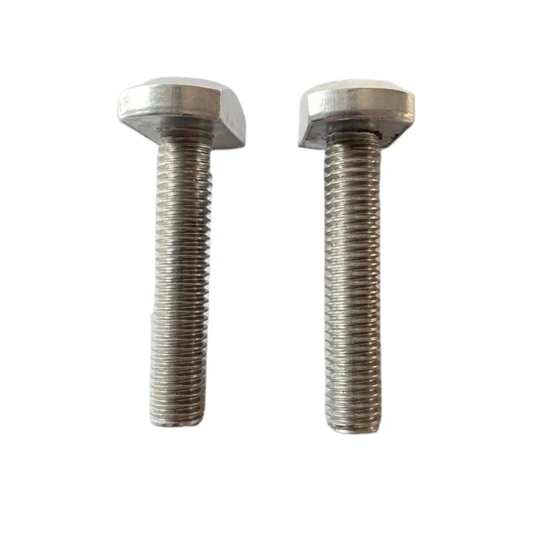Hex Bolt DIN931 Galvanized Stainless Steel Head and