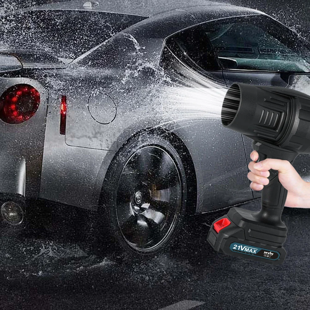 Compressed Air Duster Leaf Blower Cordless Battery 20000RPM 150MPH Air Blower for Car Wash Blowing Leaves