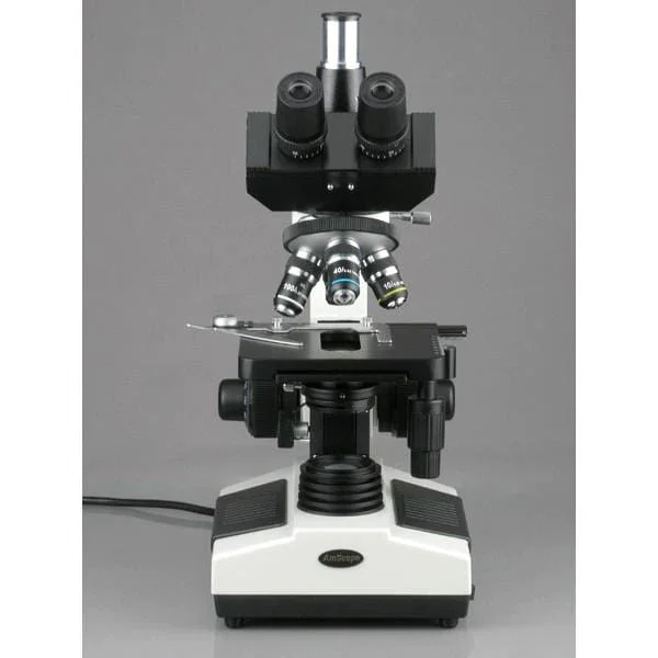 AmScope 40X-2000X Trinocular Phase-contrast Microscope w/ Turret Condenser