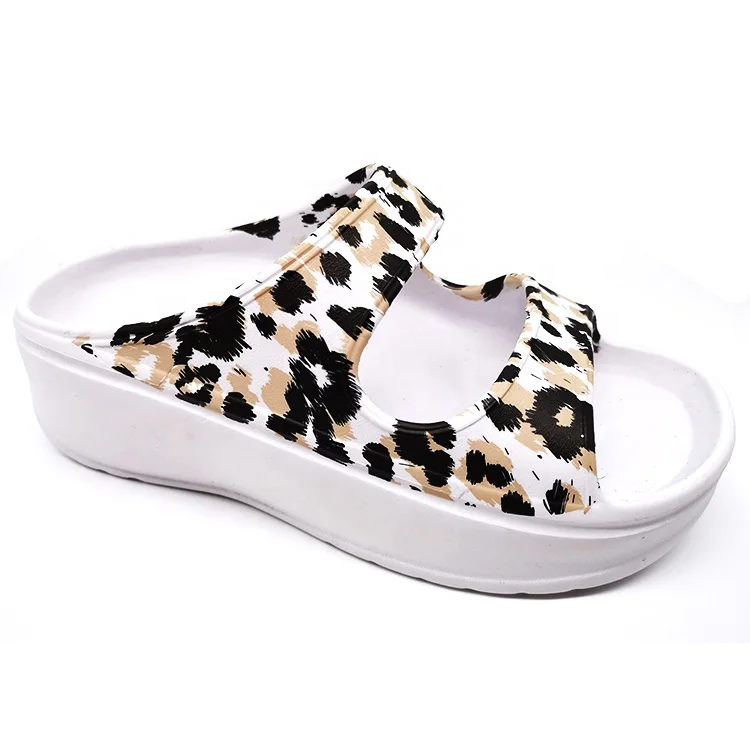Colorful printing women slippers slides new trends fancy high-heel ladies slipper grate quality customized slipper for woman