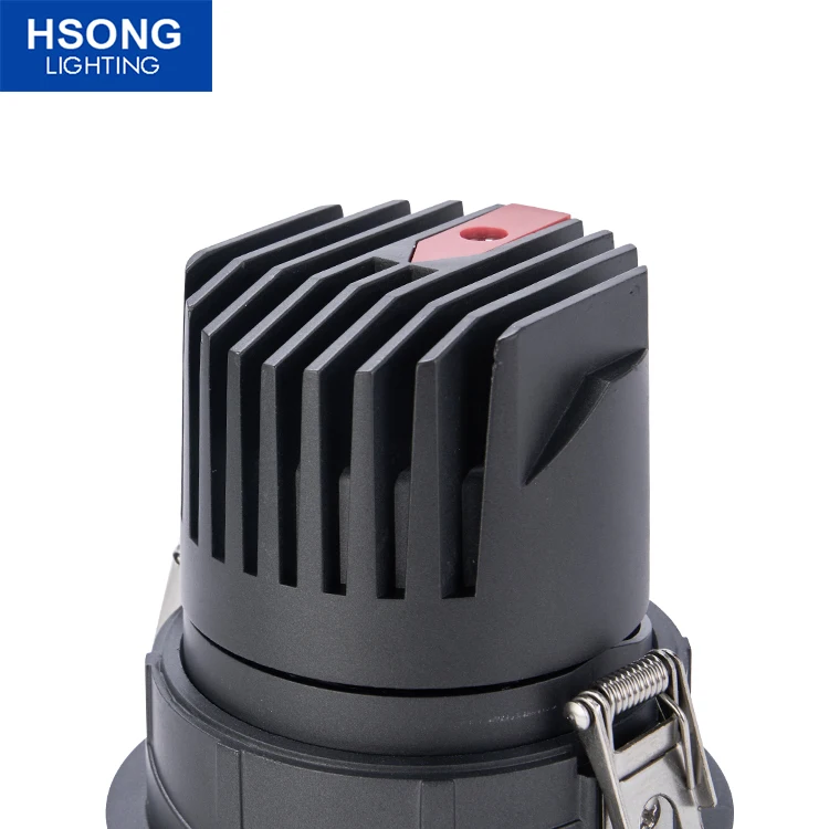 LED down light 5w 7w 12w 15w 18w 24w recessed led downlight spot light cylinder down light adjust for hotel