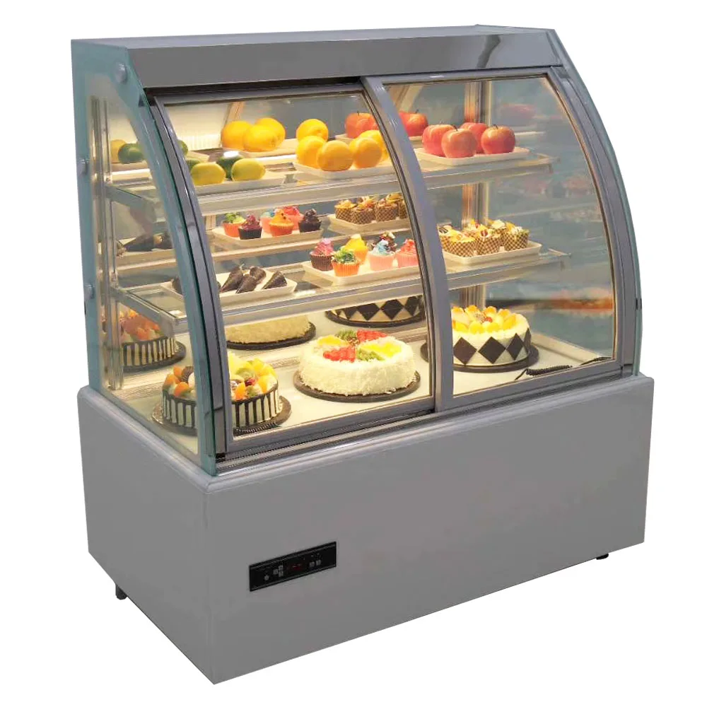 Low Price Glass Display Freezer Refrigerator ICE CREAM REFRIGERATOR PASTRY FRIDGE for   air Cooling