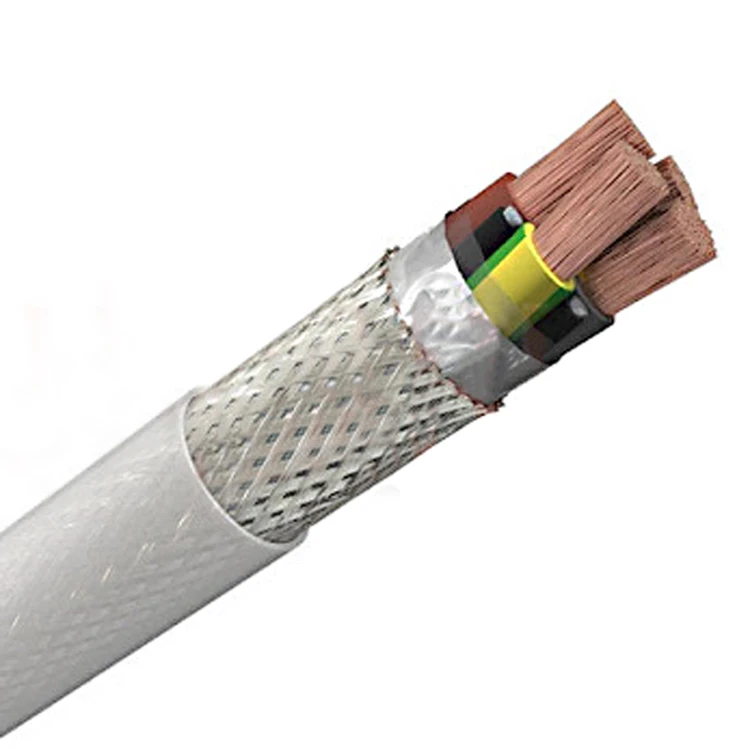 Shanghai KMCABLE Servo 2YSLCY-JB Motor Cable For Driver With High Electrical Power Double Screen 4G1.5 mm2