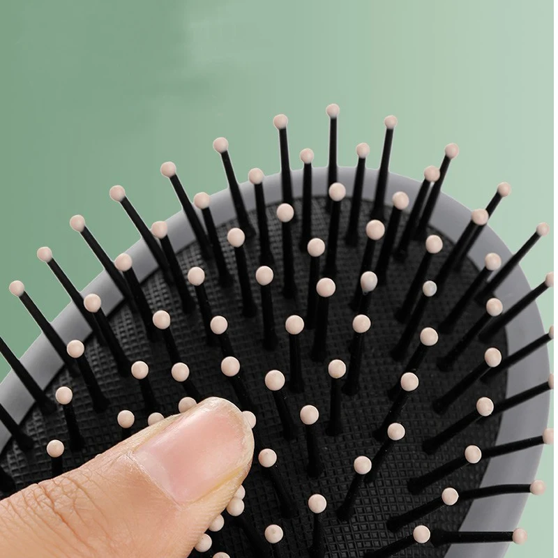 Long hair brush message scalp styling comb lady professional curling vented comb nylon round large  paddle brush