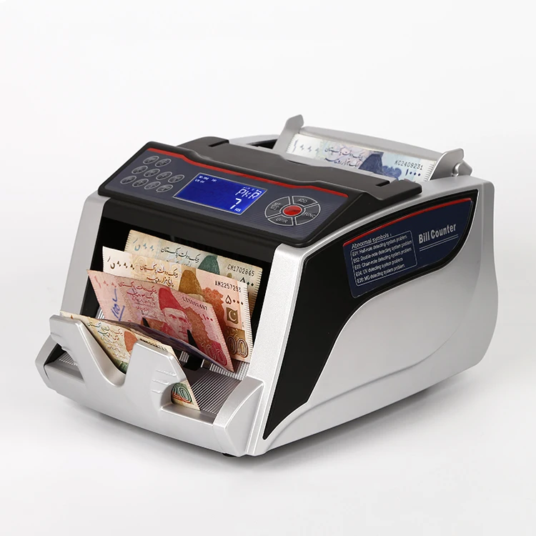 Cash Counting Machine Money Counter Currency Discriminator Counter Portable Bill Counter With Plug  2825