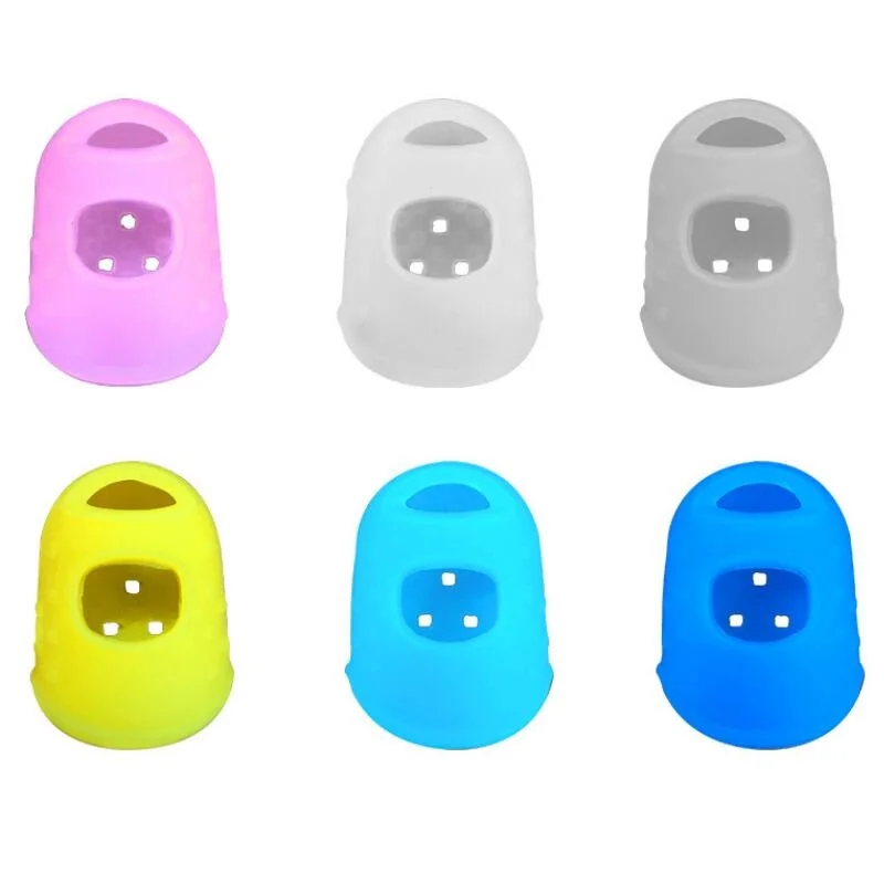 Custom Silicone Finger Fingertip Protectors for Beginners Starters Non Slip Silica gel Fingers Gloves