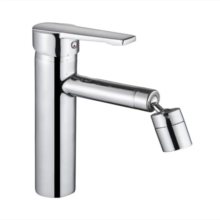 Universal rotary bubbler Wash hands wash basin gargle hot and cold brass chrome basin sink faucet kitchen and bathroom faucets