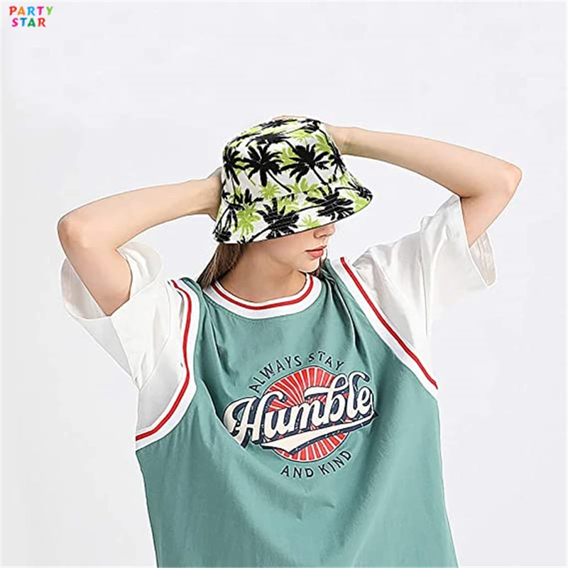 New 41 Styles Colors Plant Printed Fisherman Hats Men Women Outdoor Sun Visor Flat Bucket Hats