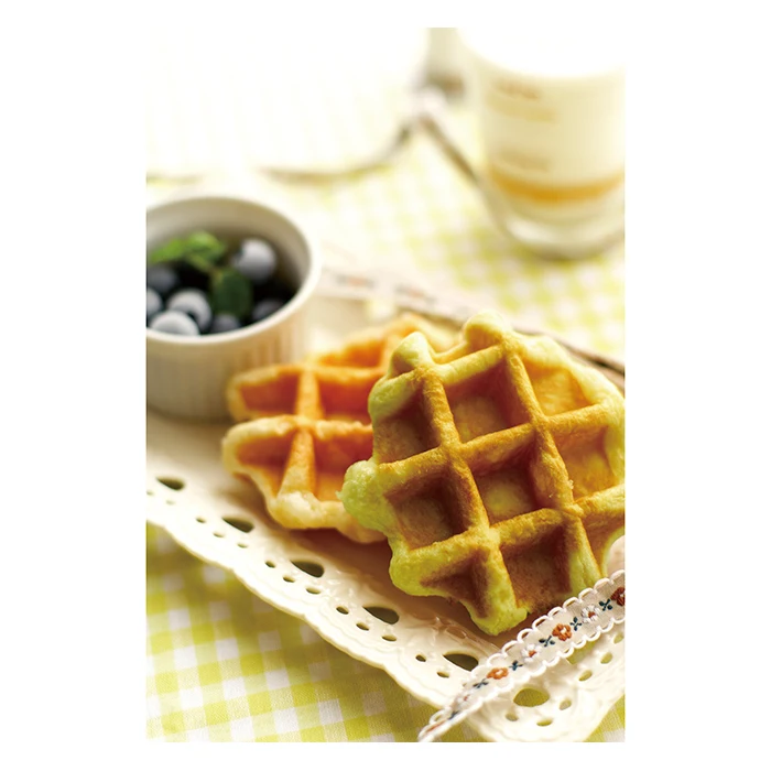 
Japanese natto snack food commercial cone double waffle with low calorie 