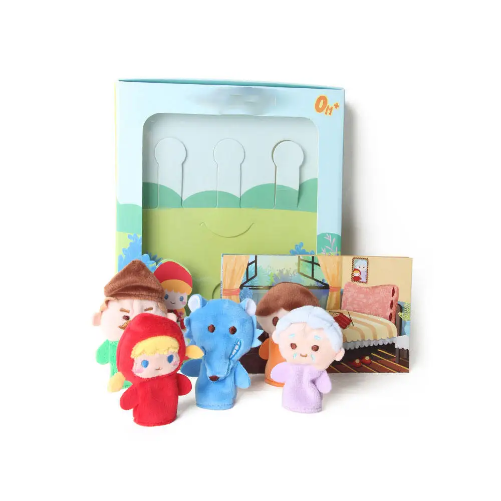 Lovely Children Finger Puppets Doll Toys Custom Making Princess Story Props Doll Plush Finger Puppets