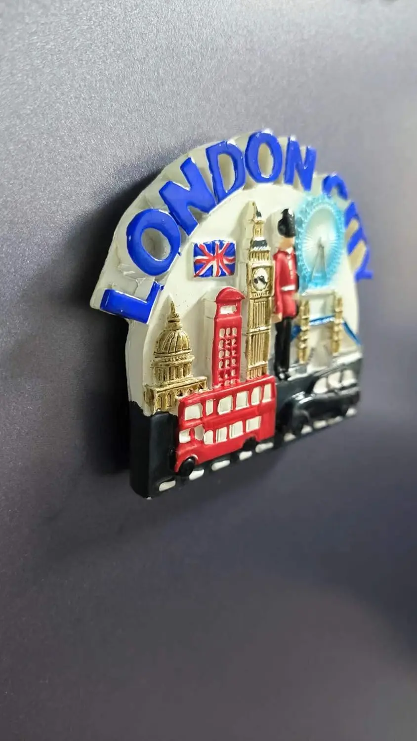 Cheap London City Skyline Resin 3D Fridge Magnet Souvenir Tourist Gift