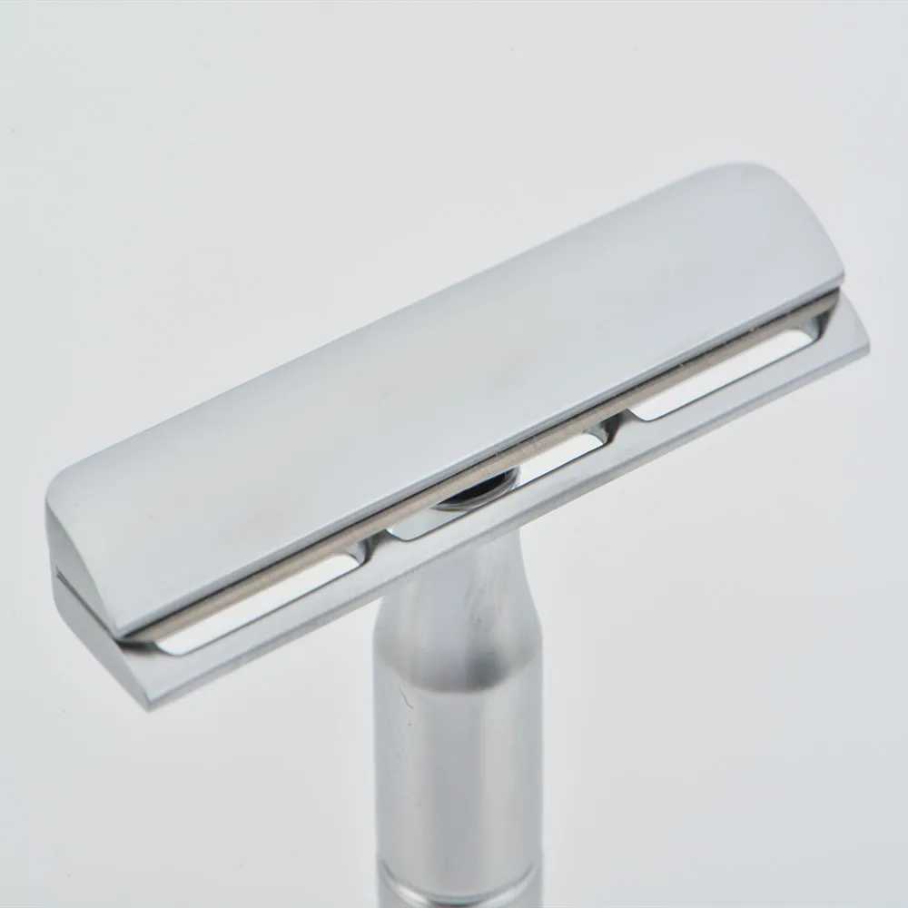 YAQI  NEW design chrome color single edge blade safety razor with brass handle