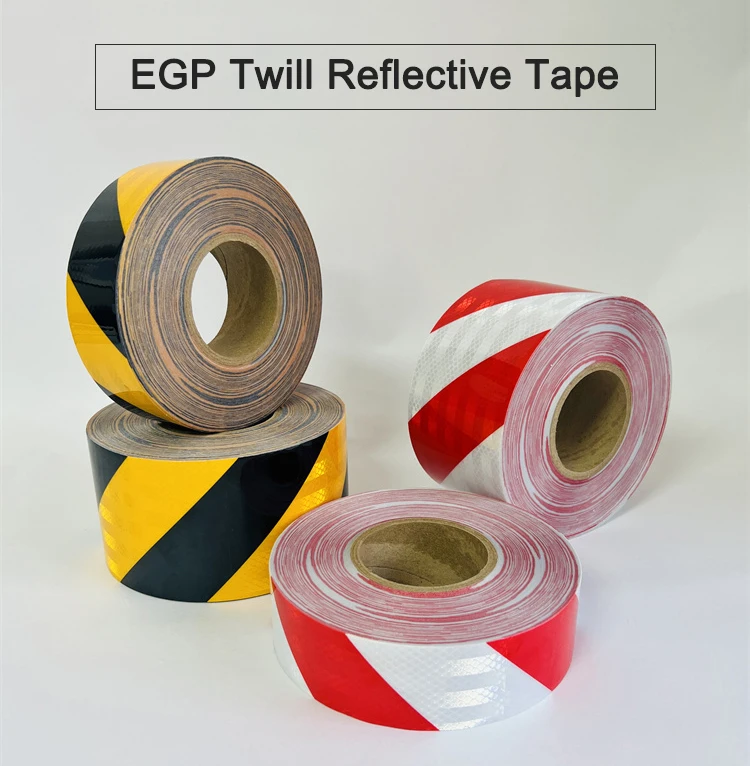 Reflective Trailer Safety Tape Conspicuity Reflective PVC Tape Conspicuity Tape Warning Sign
