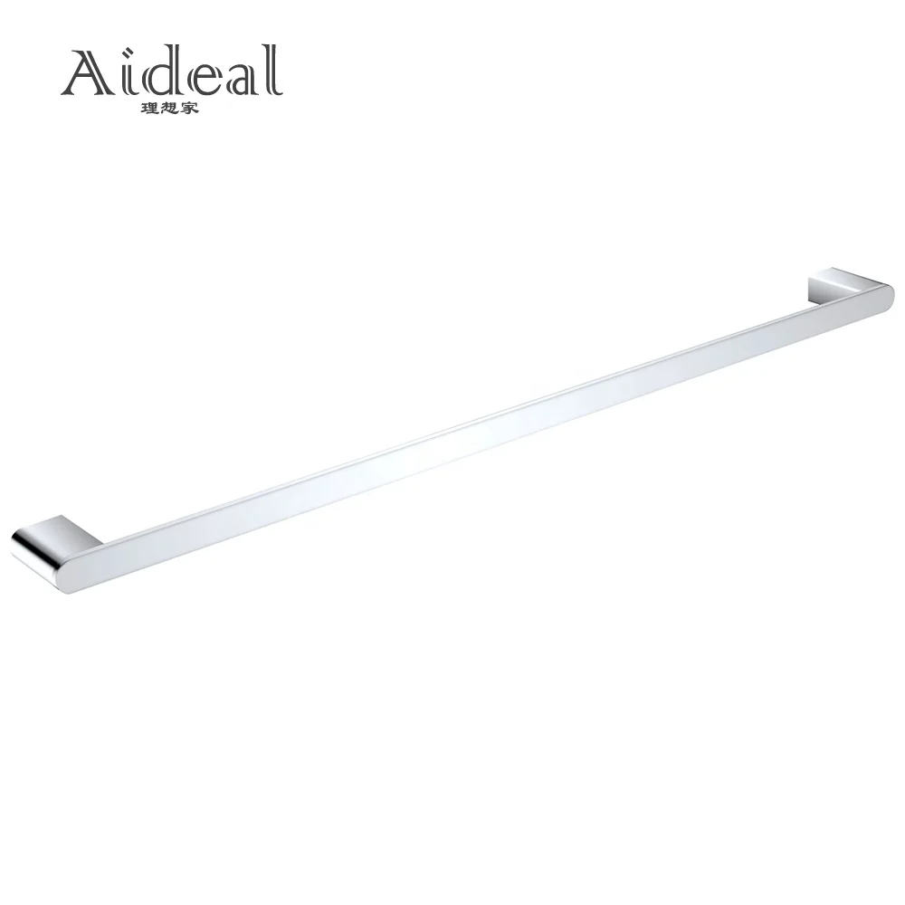 Wall Mount Screws Install Modern Single Towel bar Stainless Steel Bathroom Accessories