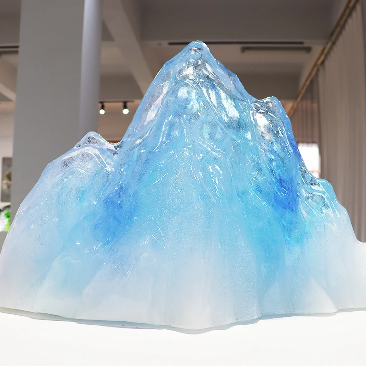 Customize Crystal Grafts Glass Handmade Artist Decoration for Art Hotel Decoration