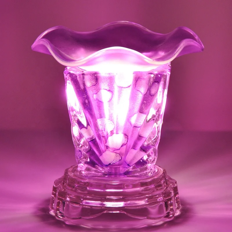 Manufacture Wholesale  Electric Crystal Oil Burners Multifunction Fragrance Lamp