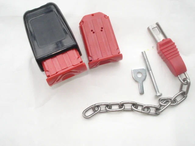 MOQ 100 PCS L107 Europe supermarket shopping trolley plastic cart coin locker