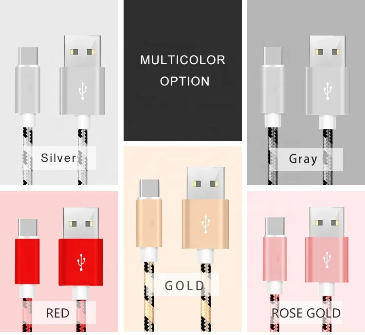 
Most Popular Products 3FT Grey Braided USB cable for iPhone Charging Cable 