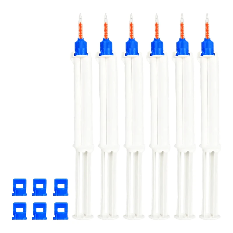 Professional Dental Grade Blanchment Dentaire Whitener Hydrogen 25% 35% 44% Peroxide Dual Barrel Teeth Whitening Gels Kits