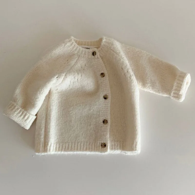 Autumn baby clothes newborn casual fleece cotton sweater jacket coat Baby unisex knitted cardigan