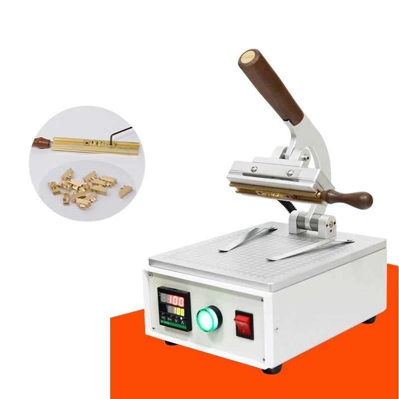 Desktop Hot Press Foil Leather Plastic Stamping Machine High Speed Hot-Foil Stamping Machine Foil Printing Machine
