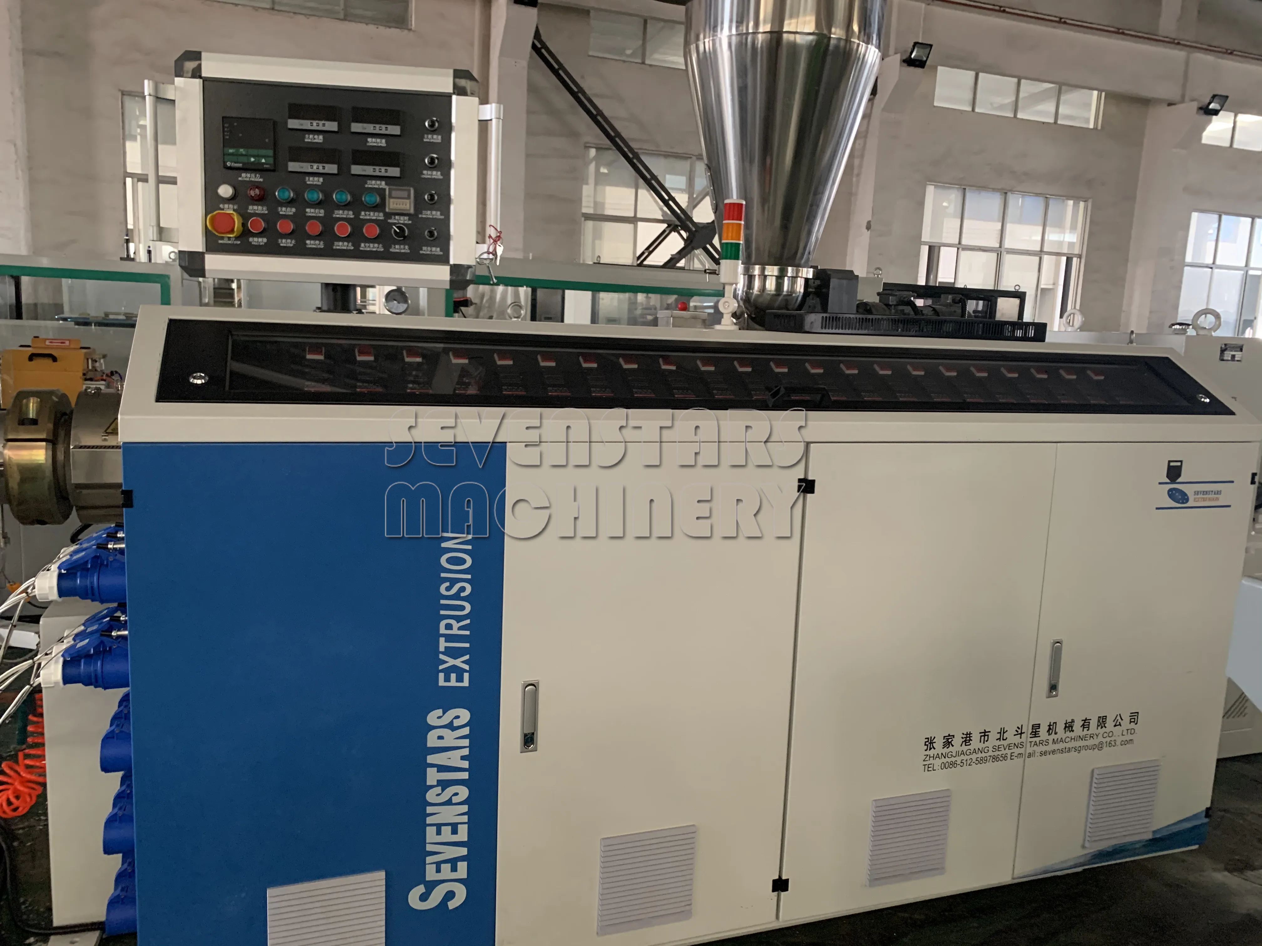 16-110mm pvc electrical pipe making machine with automatic belling machine