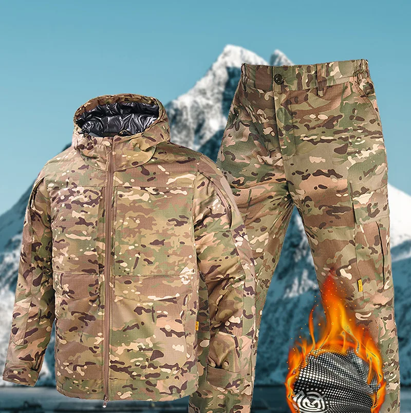 FJ002 heat reflecting hooded riding jacket tactical uniform tactic clothing uniform camouflage frog suit suit jacket men