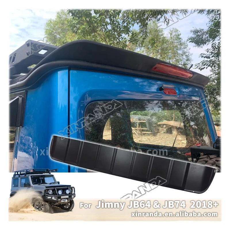 Jimny Exterior Accessories Plastic Rear Wing Spoiler For Suzuki Jimny Car Accessories Jb64 Jb74 2021 2022 2023 2024