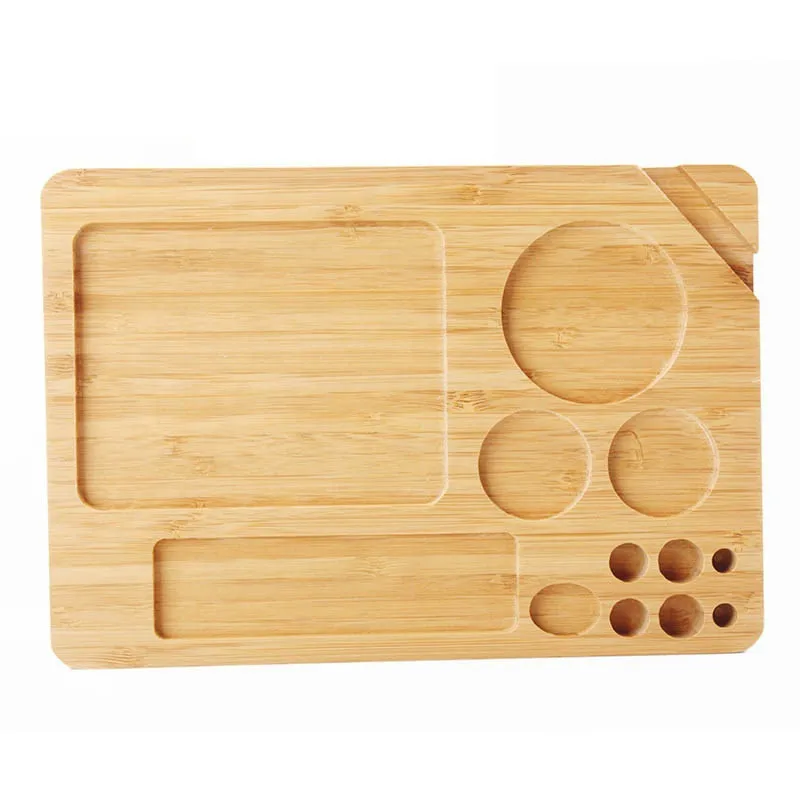 JYP003 Cheap Price Plate Bamboo Serving Tray Multifunctional Custom Tray