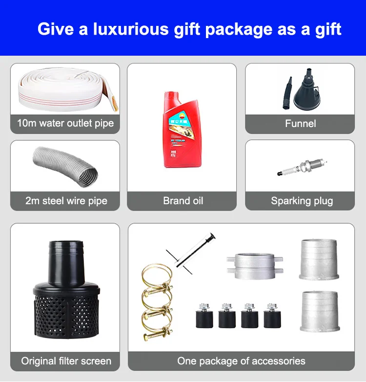 Индивидуальный портативный дизельный насос 2 дюйма 3 4 6 дюймов водяной для сельскохозяйственного орошения