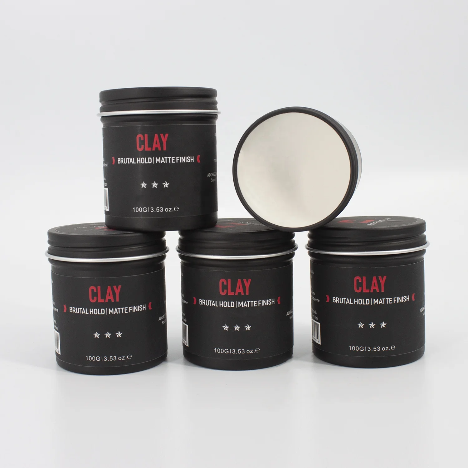 Strong Hold Hair Pomade For Men Medium Shine Water Based Wax Like Flake Free Hair Gel Easy To Wash Out All Day Hold