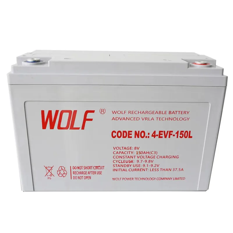 battery 8v 150ah suitable for A0 electric car floor sweeper Electric logistics vehicle battery