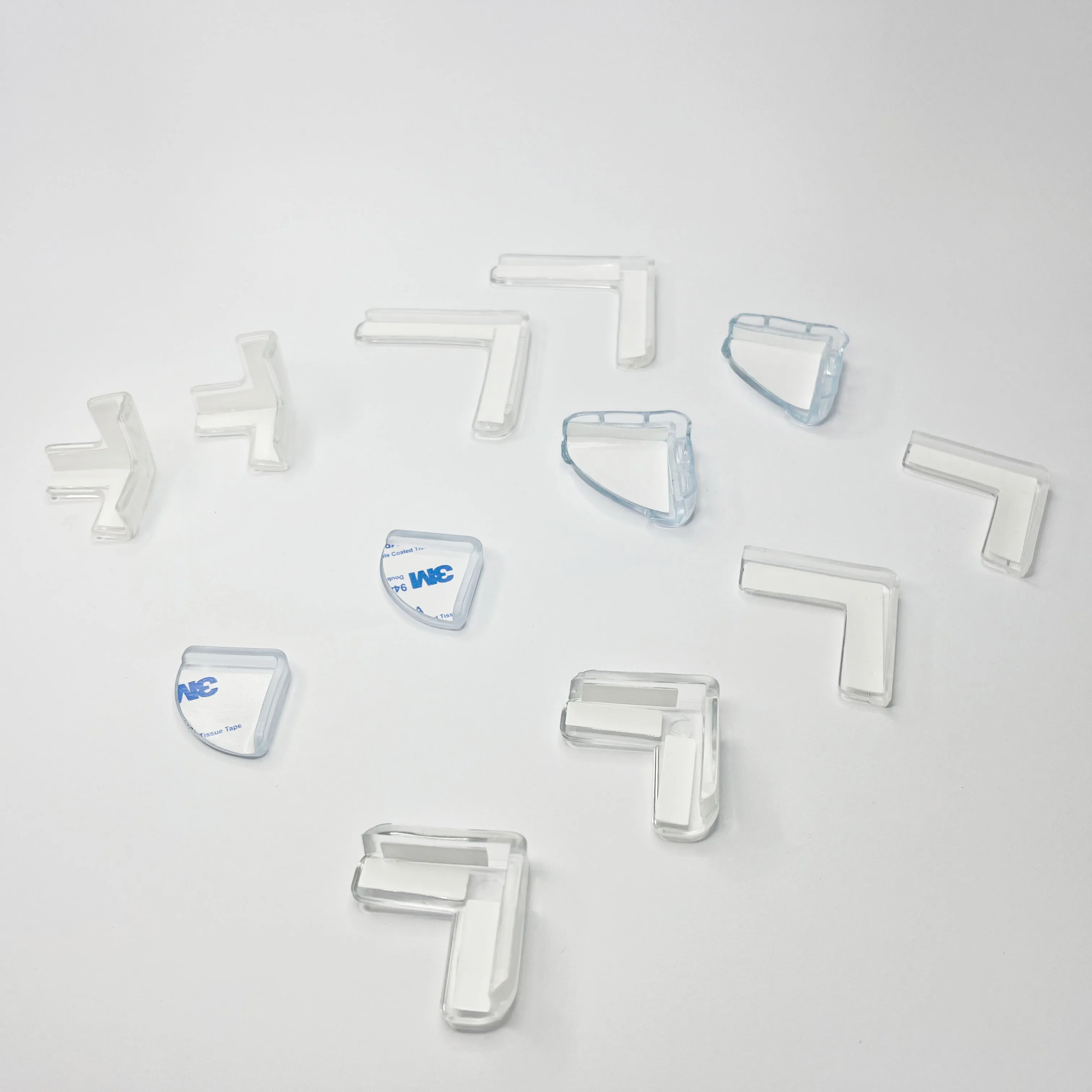 Transparent Adhesive Silicone PVC Baby Furniture Protective Cover Edge Table Corner Protector