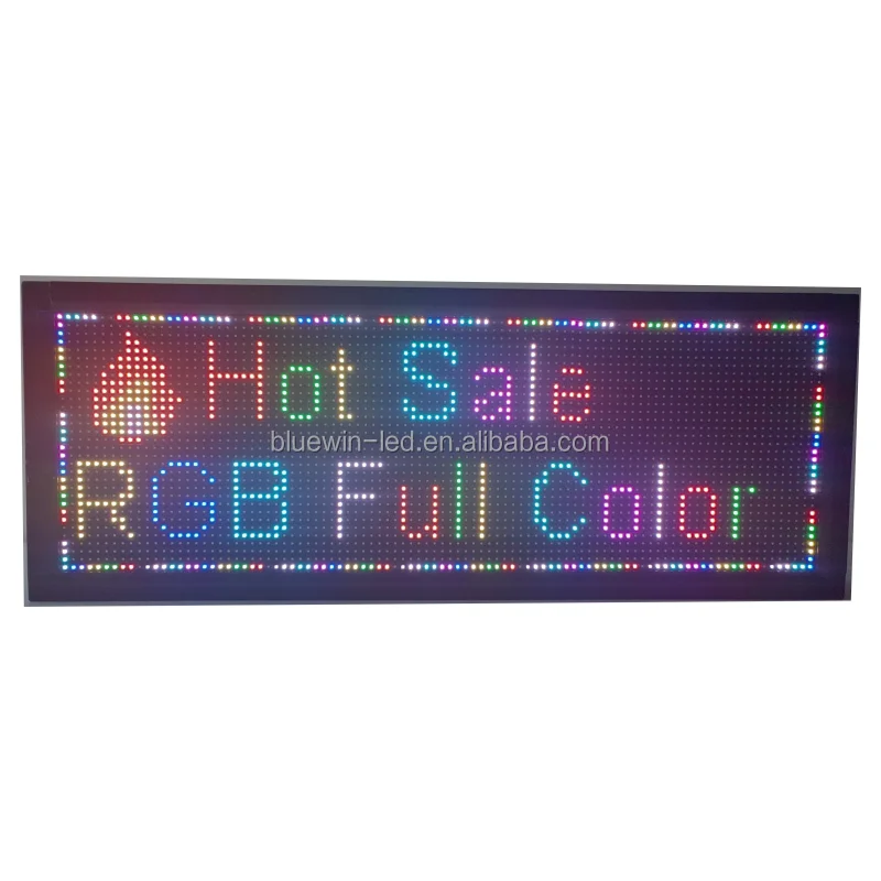 P10 Indoor SMD RGB Full Color Led Message Sign Board Scrolling Sign Advertising LED Display