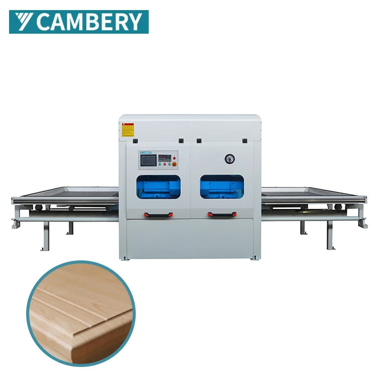 China best price woodworking membrane hot press machine door PVC laminate vacuum press machine