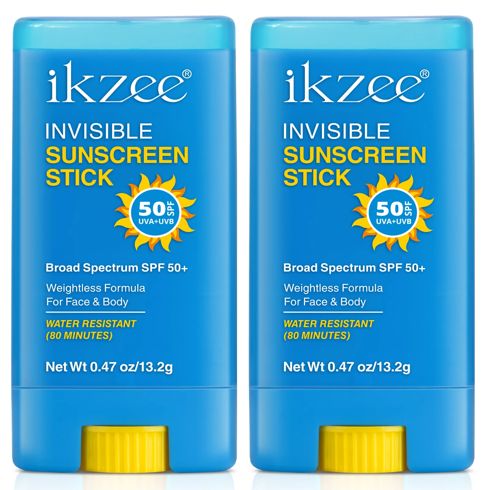IKZEE beach travel water resistant private label stick sun cream skin care sun protection screen stick spf 50 sun stick
