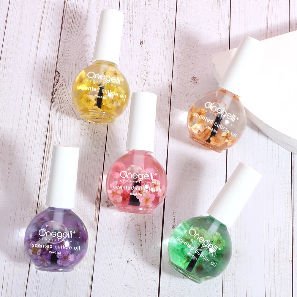 Oneglli High Quality Different 6 Flavors Cuticle revitalizer Oil Lavender dried flower cuticle oil