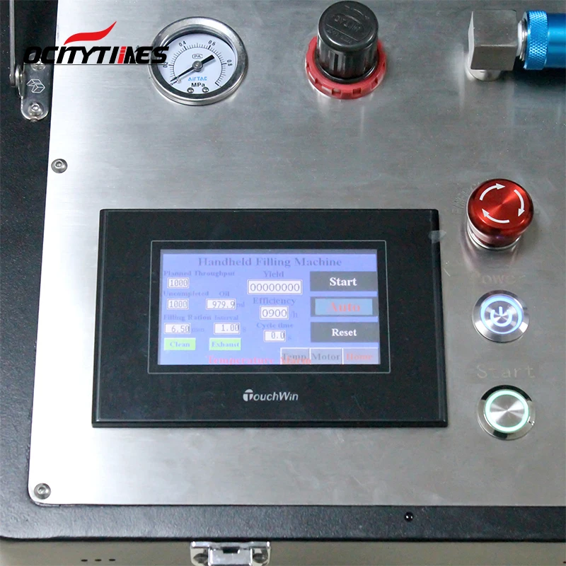 Easy to carry vape machinery handhold oil filling vaporizer equipment from ocitytimes