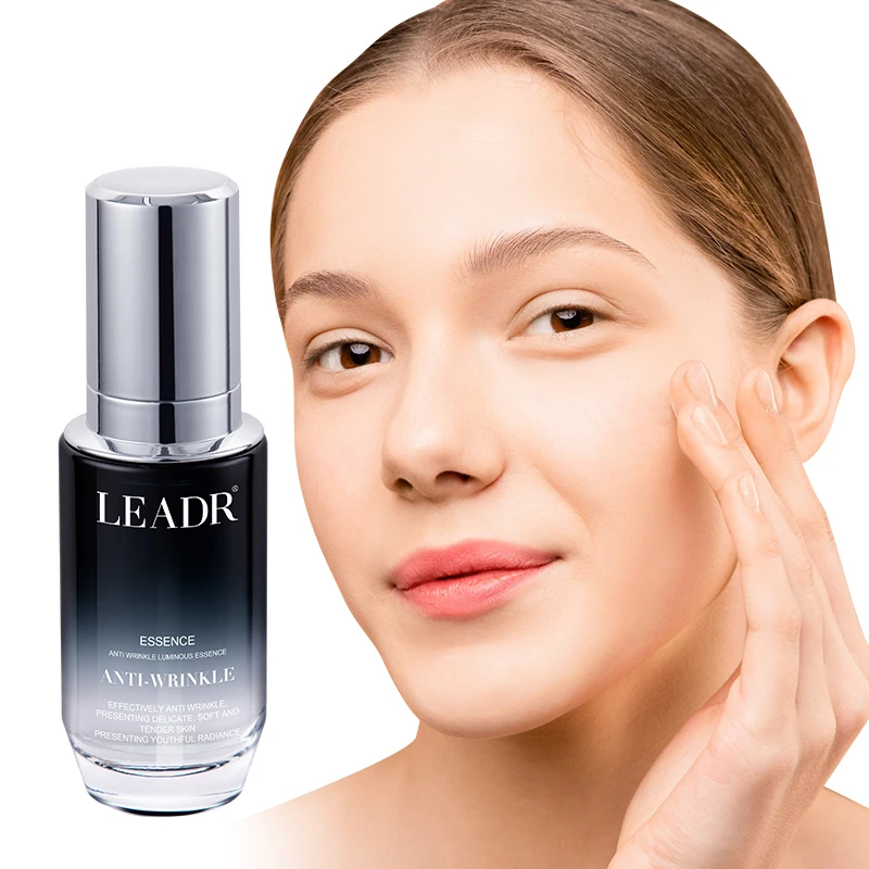 Private Label Women Skin Pore Shrinking Glow Brightening Vitamin V AHA Anti Aging Skin Care Serum