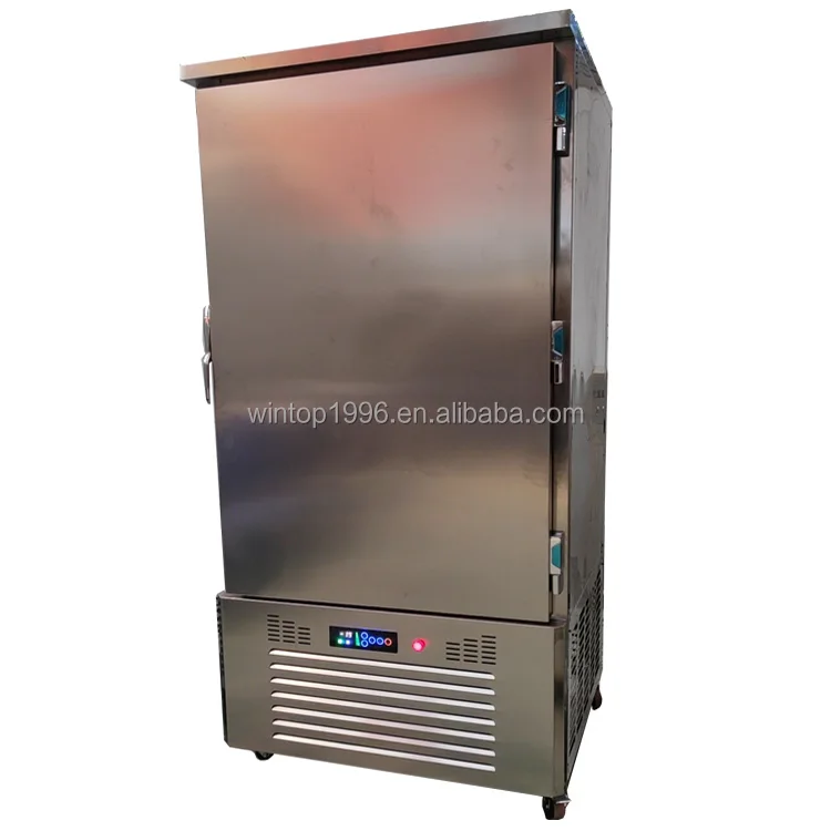 Compact 300L Air Cooling Blast Chiller Cold Plate Freezer Deep Freezer Commercial with Stainless Steel