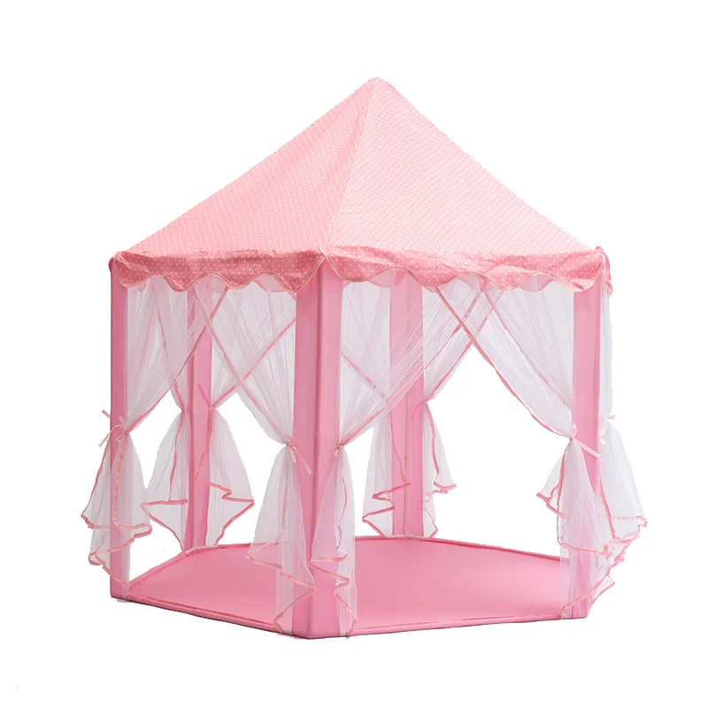 Indoor Outdoor Games Curtain Child Playhouse Princess & Prince Kids Castle Toy Tent