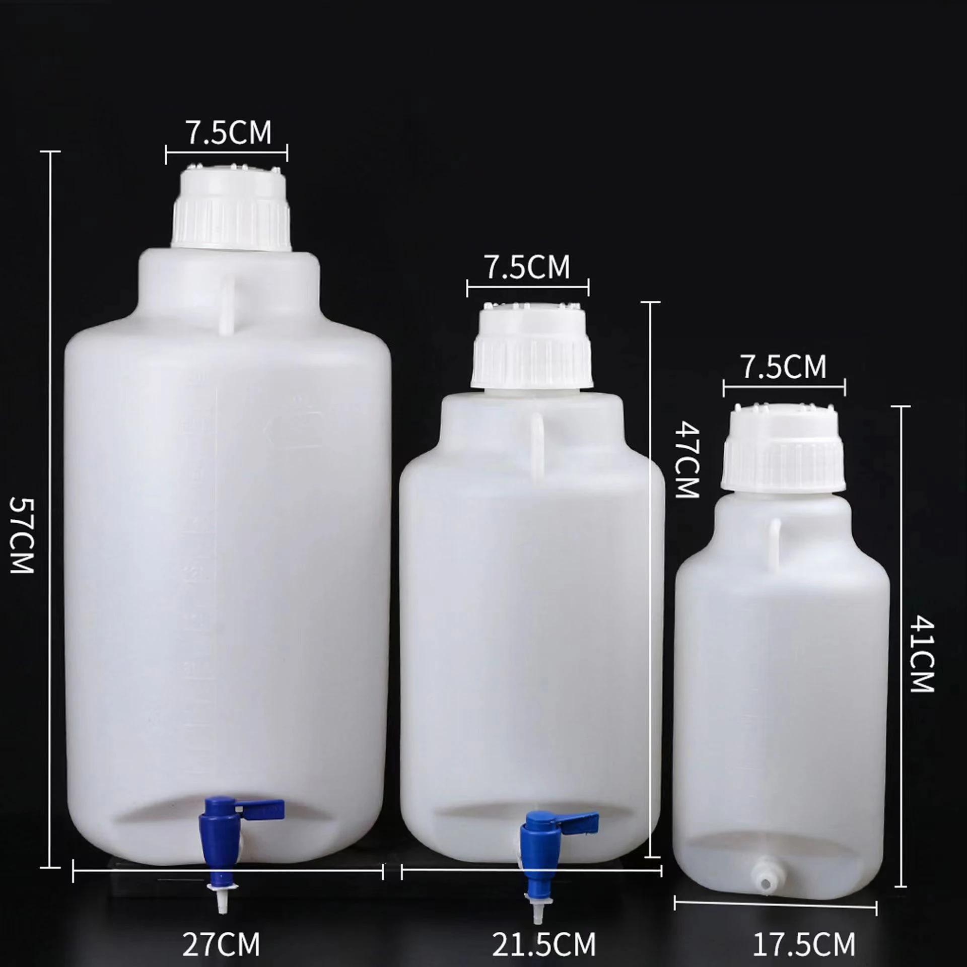 Lab Use Water Bucket 5l 10l 20l Plastic Distilled Water Bucket With Faucet