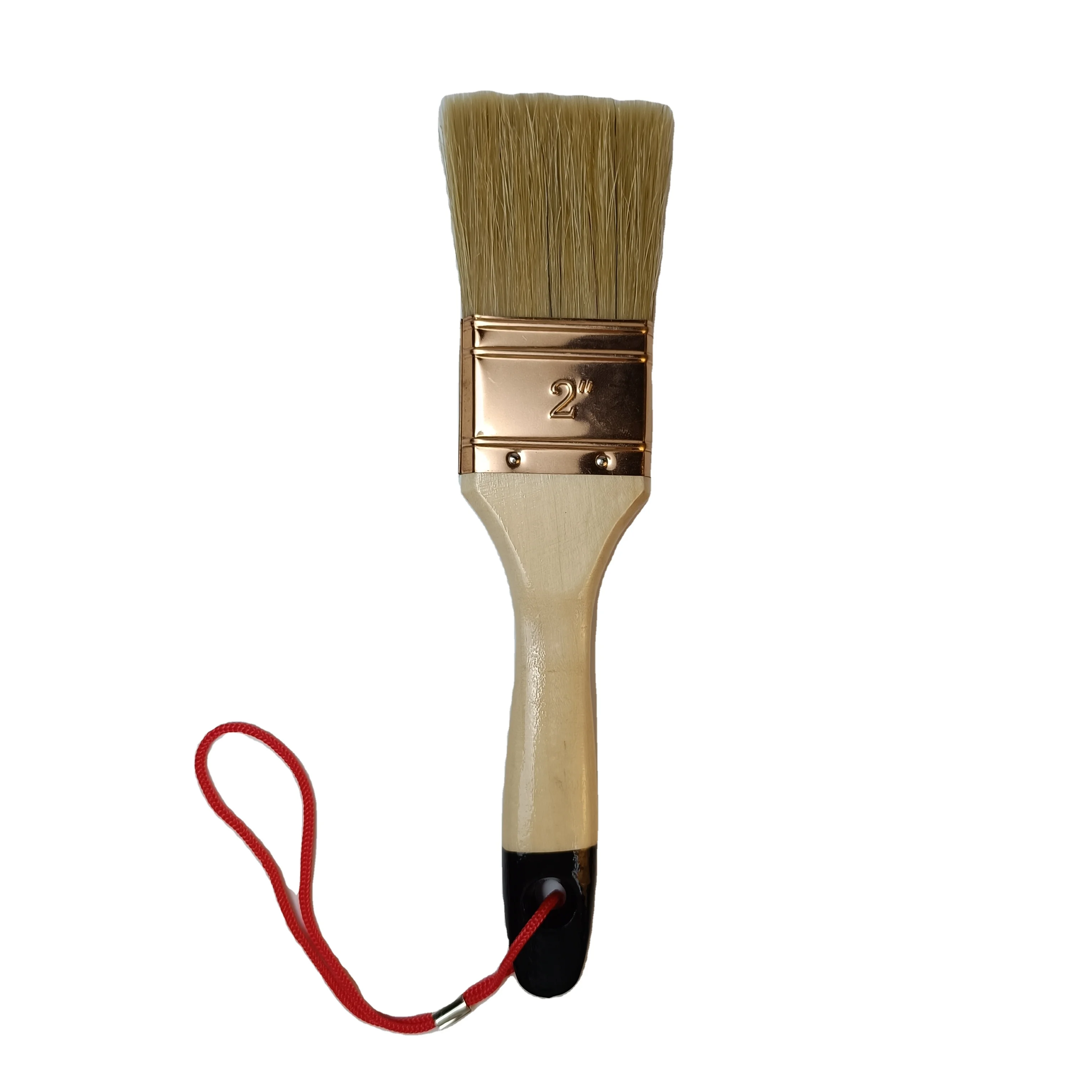 2 inch Natural White Bristles with Wooden Handle Brush Paint Good Quality  Thailand Type Paint Brush