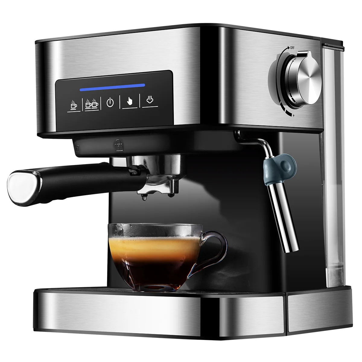  HOBASIS Coffee Machine Home Espresso 20 Bar with Steam and Milk Froth