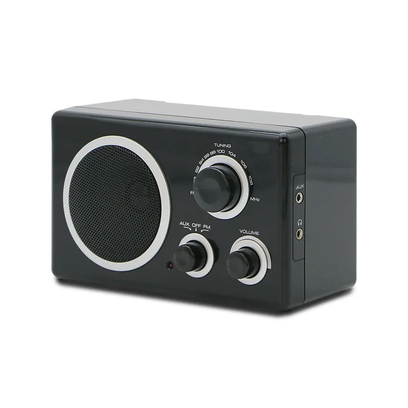 High quality multifunction LED Light portable smart rechargeable  Built-in Mono Speaker FM Analog Tuning Radio