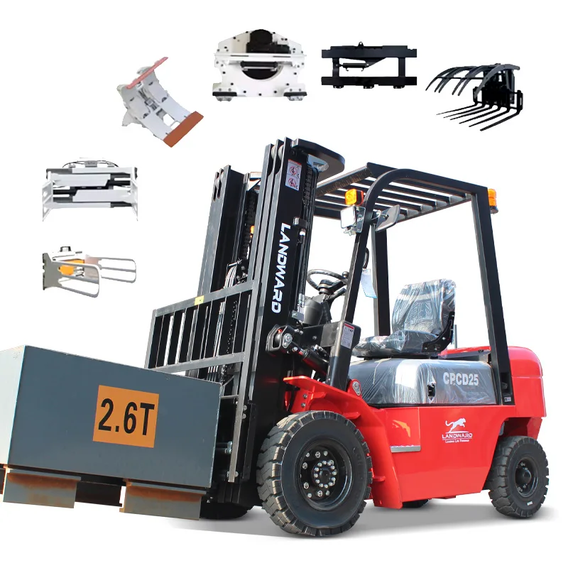 Diesel Forklift China Supplier Wholesale 2 Tons - 5 Tons Forklift Price Efficient New Small Forklift