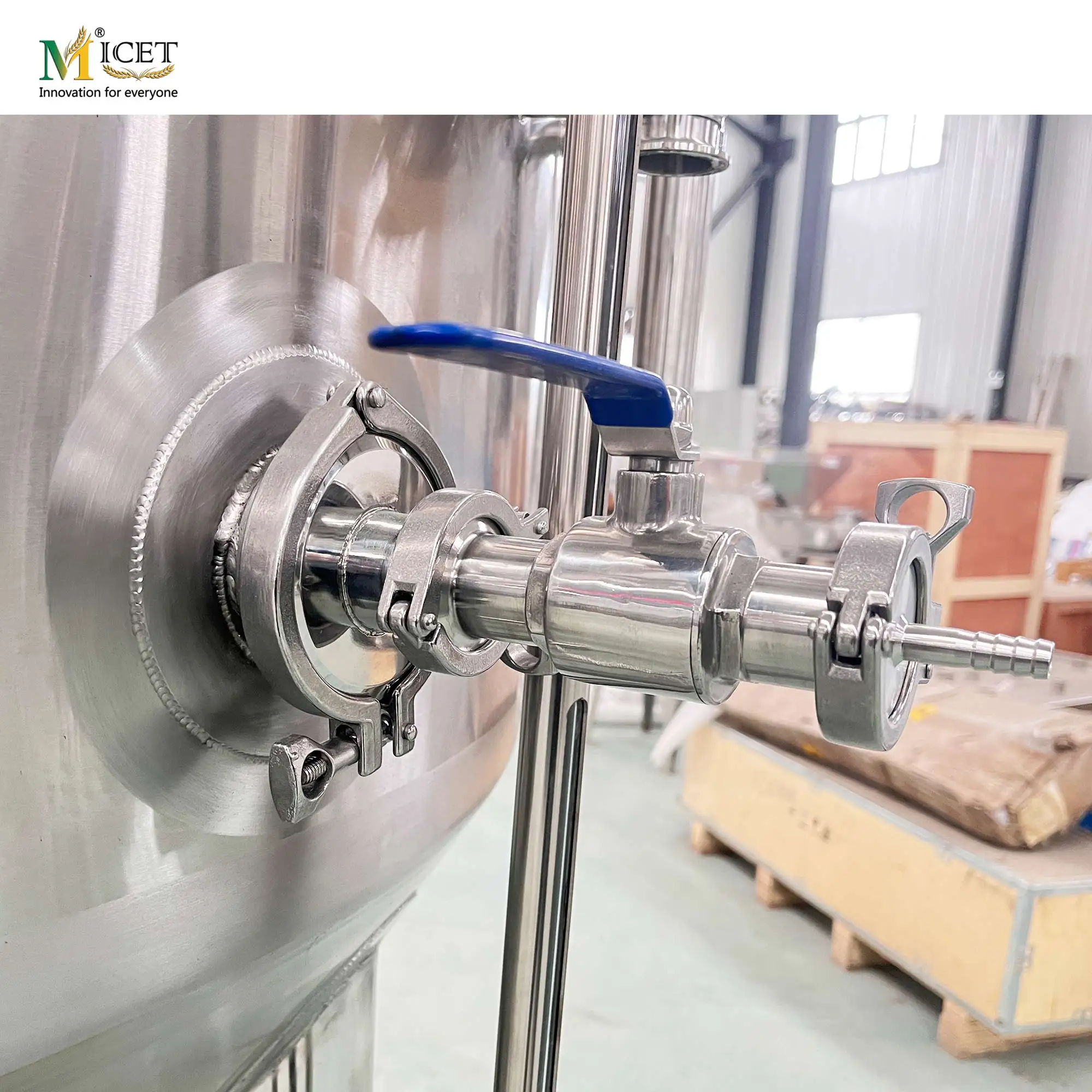 MICET 1500l stainless steel conical fermenters craft beer fermentation tank temperature control double jacketed unitank for sale