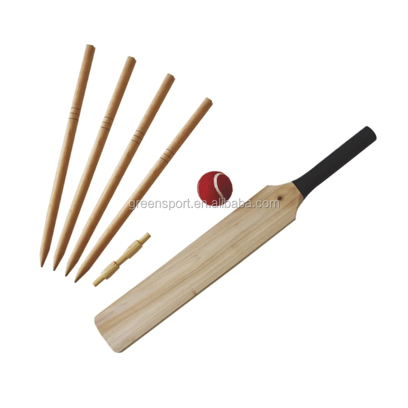  Деревянная бита для крикета с мячом бейсбольных игр GREENSPORT GSSS108C CN;YUN