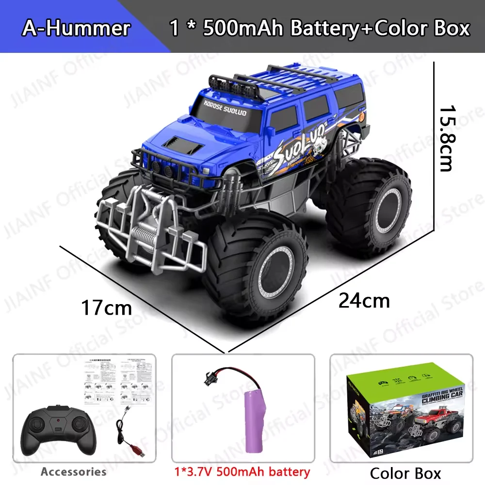 Q167 RC Car 2.4G Radio RC Car Pickup Bus Jeep Model Dirt Bike Offroad Control Truck Kids Toys